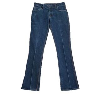Men’s Origin Factory Denim Bootcut Jeans with Classic Indigo Wash 34 x 35